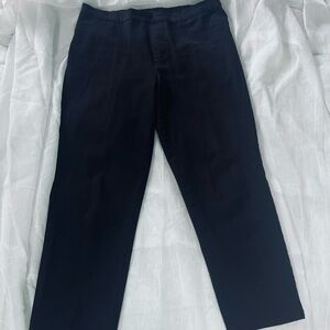 Isaac Mizrahi Women Black Pants Chino Style Size 10 Petite Elastic Waist